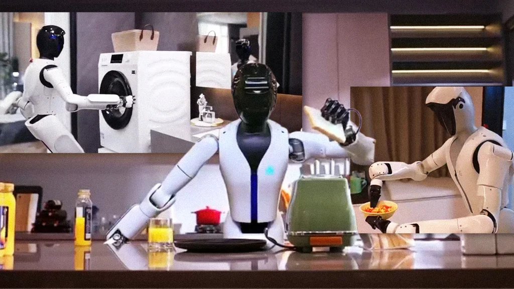 中国GigaAIが家庭用ロボット100台を試験配備、卵焼きから洗濯まで自律でこなす