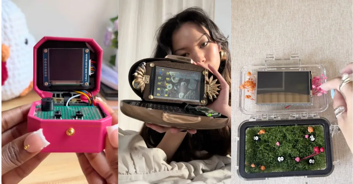 TikTokでサイバーデッキ自作DIYが数百万再生。バッグにRaspberry Piを隠すメイカーが続出